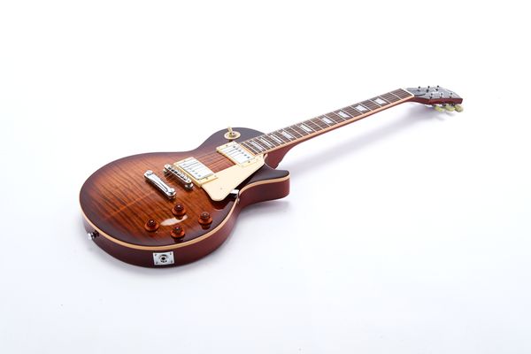 

limited edition electric guitar cream binding abr bridge figured maple