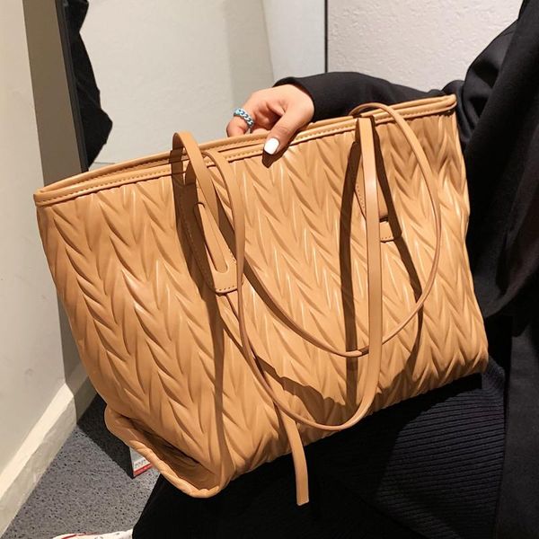 

evening bags women's big size shoulder bag quality sofr leather handbags large capacity all match shopper casual designer female tote