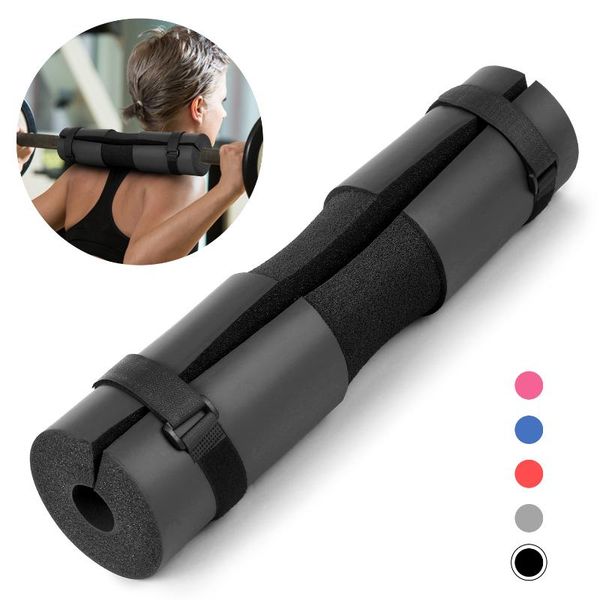 

home sports barbell squat pad neck shoulder protective support with fixing straps for squats lunges hip thrusts yoga mats
