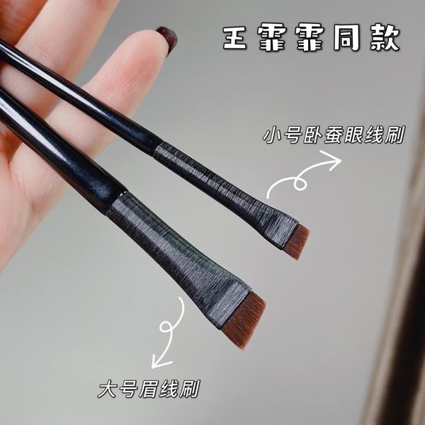 

makeup brushes 2pcs/lot brush foundation eyeliner eyebrow eyeshadow small waist handle cosmetic tools