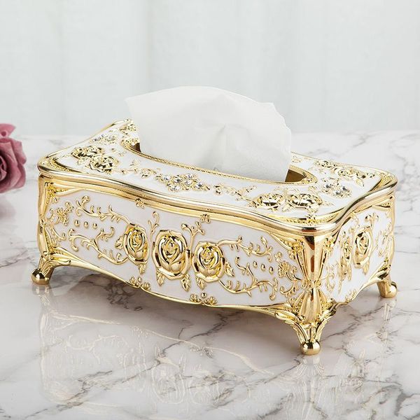 

tissue boxes & napkins european style paper box fashion home living room coffee table creative high-end dining napkin storage