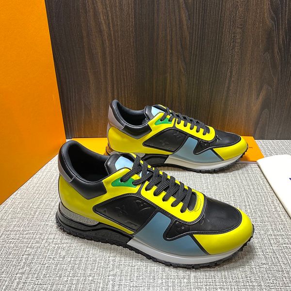 

2021ss luxury designer sneaker shoes genuine leather gift mens racer selling sports casual fashion sneakers, Black