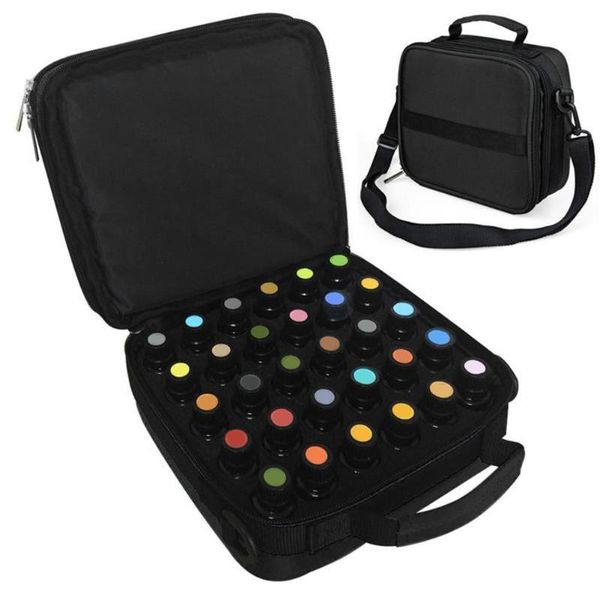 

storage bags 42 grids portable essential oil bag shockproof multi-function nail polish