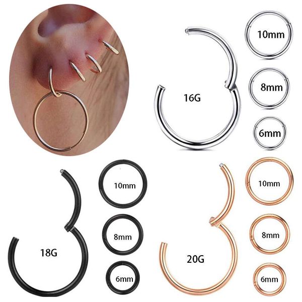 

stainless steel body piercing jewelry titanium steel nose ring earrings