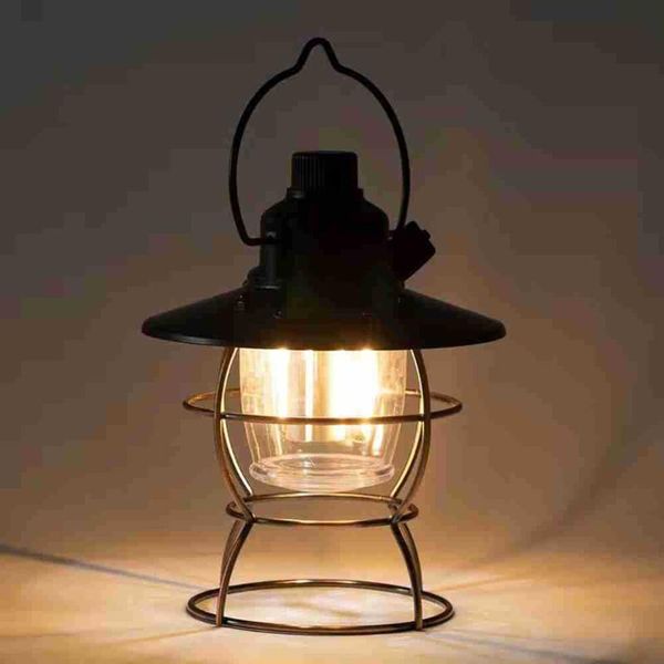 

outdoor wall lamps retro portable lantern camping lamp battery powered led table street bbq hiking light lighting