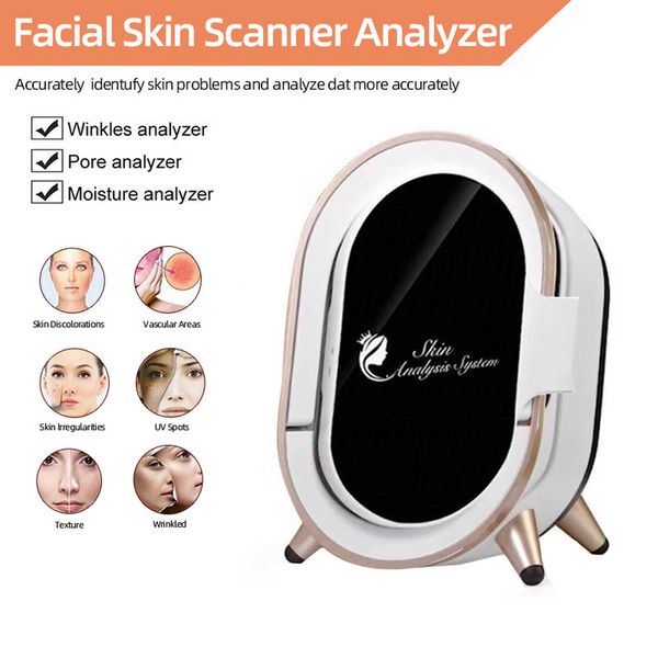 Другое косметическое оборудование Advanced Skin Analyzer Искусственный интеллект инструмент Detecter Skin Detecter Восемь спектра 3D цифровой лицевой анализ