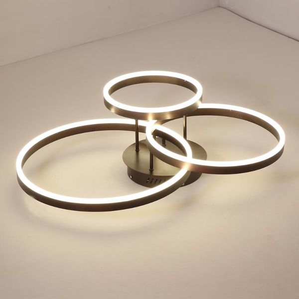 

ceiling lights creative rings style led lamps modern geometric circle light for restaurant living room bed