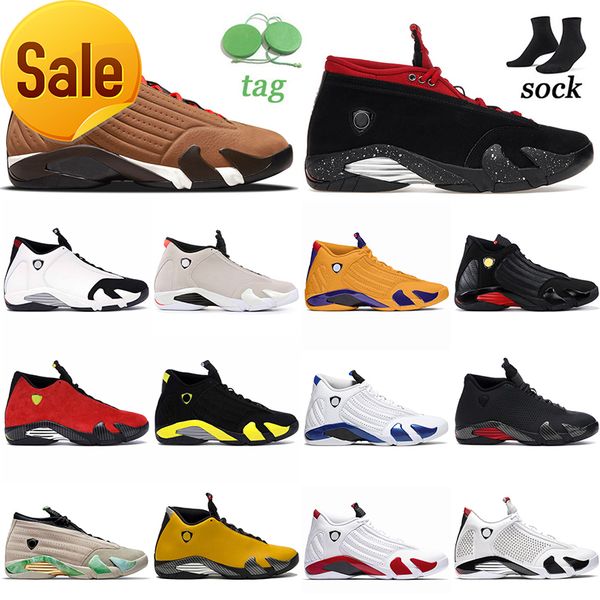 

2021 mens 14 14s basketball shoes winterized red lipstick black toe desert sand university gold last sfortune