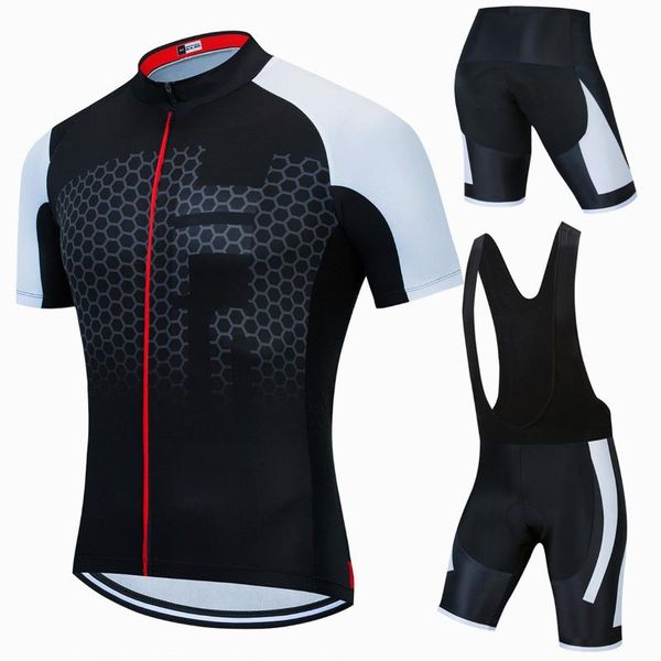 

racing sets 2021 pro cycling jersey set summer wear mountain bike clothes bicycle clothing mtb suit, Black;blue