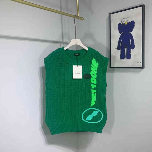 

women's jackets green mesh welldone female vest frontal oversize 20fw, Black;brown