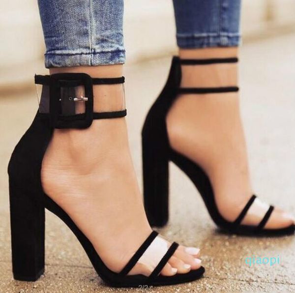 

fashion-elegant cool fashion women pumps summer breathable snake peep toe female high heels pumps, Black