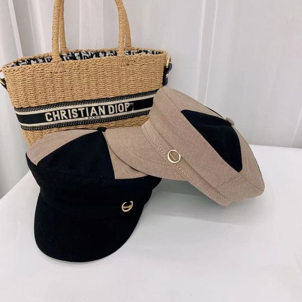 

factory wholesale 50% off 2021 british celebrity navy hood children fashion autumn versatile painter hat leisure newsboy hat trend, Blue;gray