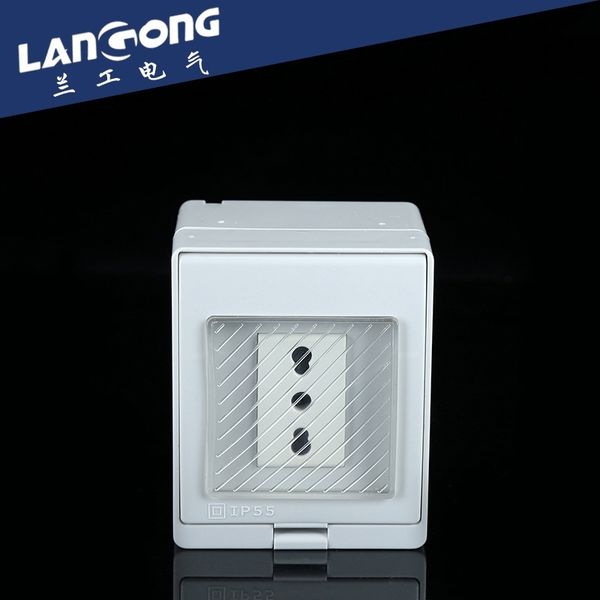 

waterproof grade ip55 waterproof one italian wall switch socket