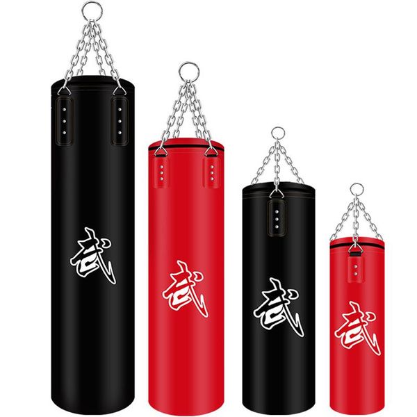 

sand bag fitness pu empty punching kick boxing heavy training muay thai martial arts karate hanging sandbag for kid teenage