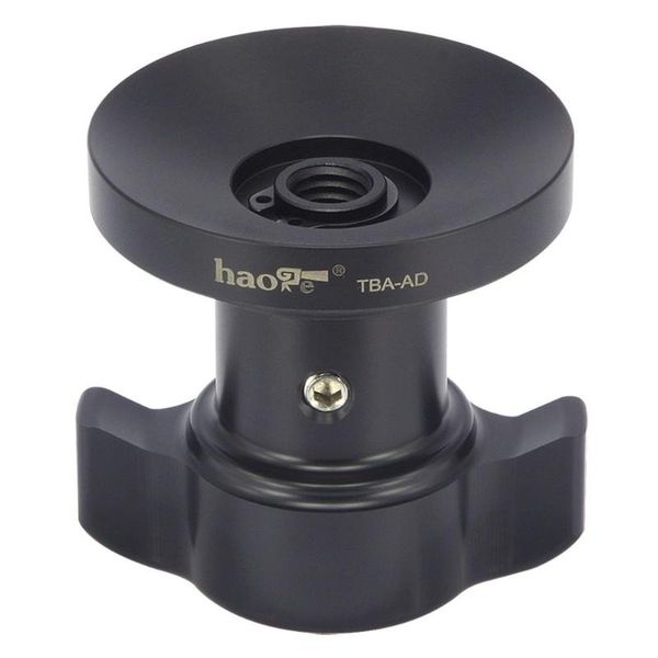 

lens adapters & mounts haoge tba-ad short threaded knob for fluid head bowl adapter