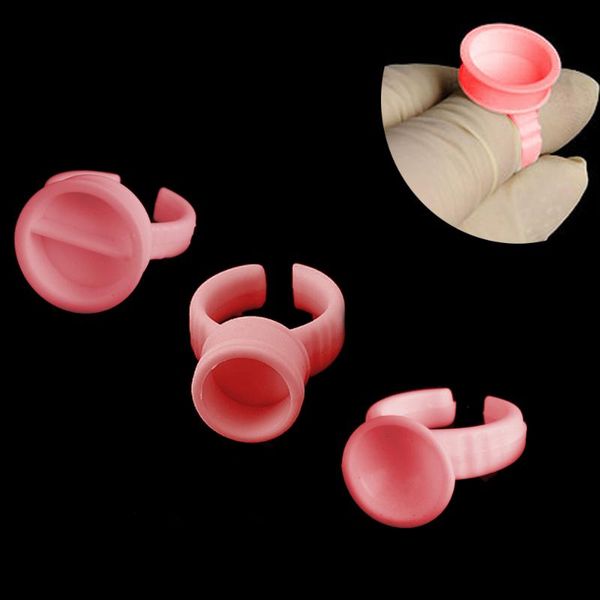 

tattoo guns kits 50pcs pink plastic ink ring for eyebrow permanent makeup all sizes holders accessory supply