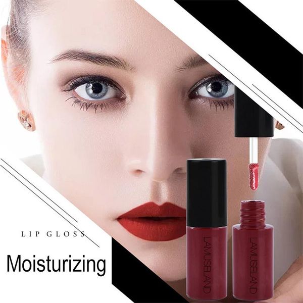 

lip gloss 3pcs/set sample makeup liquid lipstick velvet matte long lasting nutritious non-stick cup glaze cosmetics tslm1