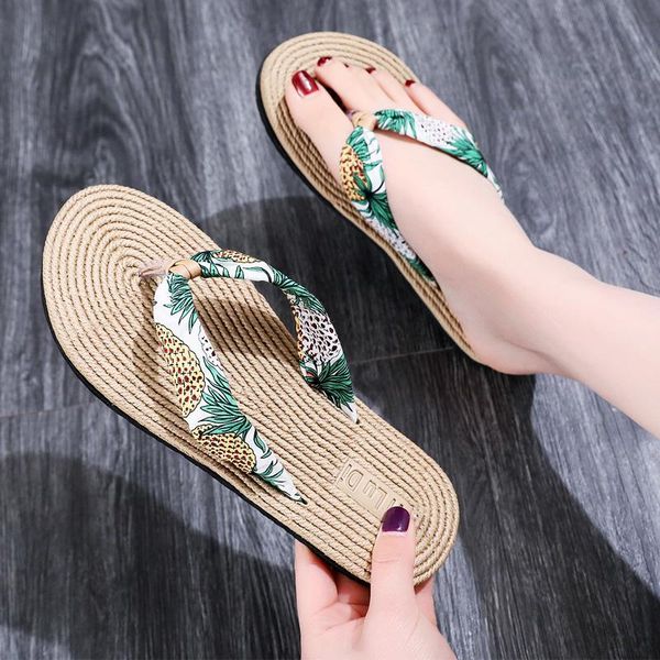 

slippers 2021 summer women flip flops sandals for flat clip toes beach ladies female jelly shoes, Black