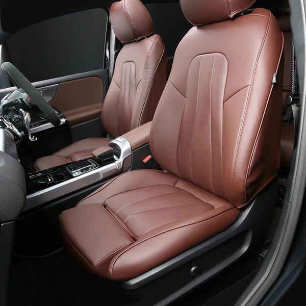 

car seat covers 5-seat leather waterproof for - glb 200 180 automobile car-styling