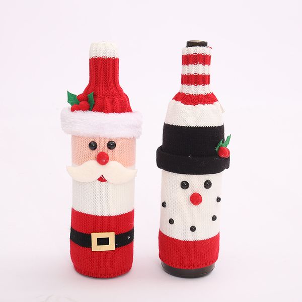 

christmas decorations wine bottle cover champagne red wine creative wine cover l restaurant holiday decoration