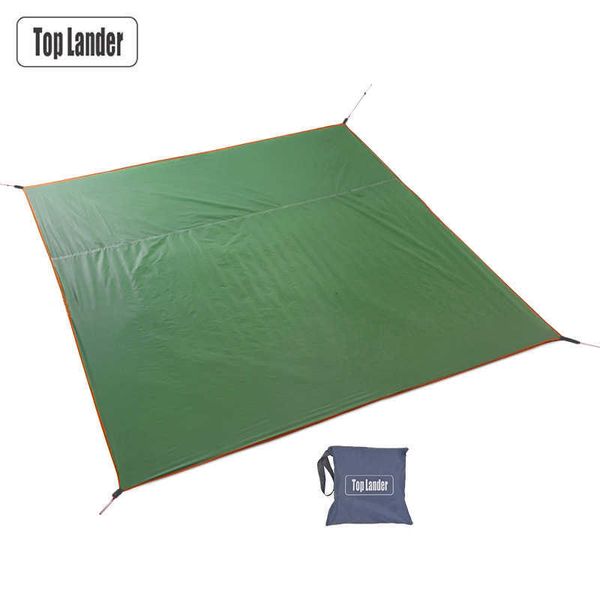 Top Lander Gear Tenda Floor Saver Multifunzionale Tarp Tenda Impronta Terra Telo da spiaggia Tappetino da picnic per campeggio Escursionismo Viaggi Y0706