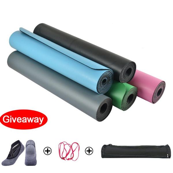 

exercie eco friendly absorbent strong pu natural black rubber yoga mat mats