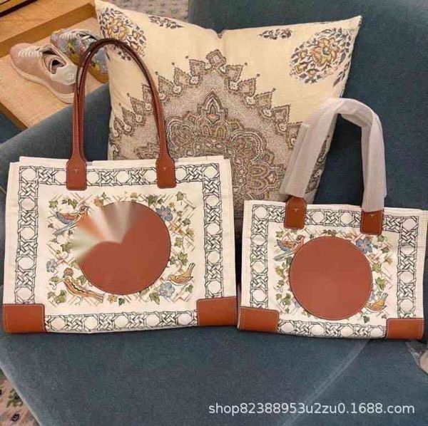 

luxury handbags and storage outlet 2021 tb ella series flying bird vine bag shopping one shoulder portable canvas leathe