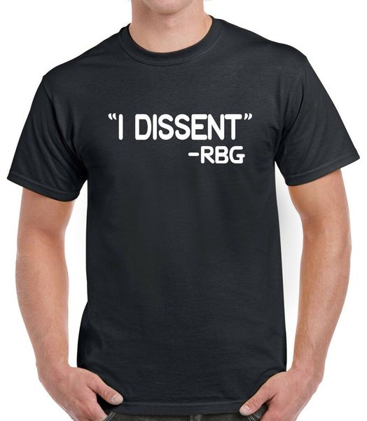 

i dissent rbg quote slogan t-shirt, White;black