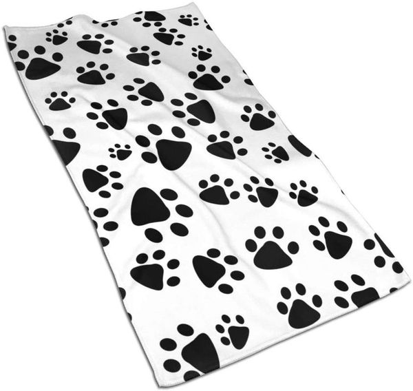 

towel cat and dog print hand super soft high absorption bathroom christmas decoration 27.5x 15.7