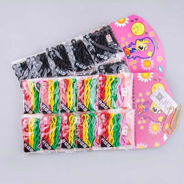 

hair bandsauthentic liufang leather black ring hair rope rubber band headdress for women, Pink