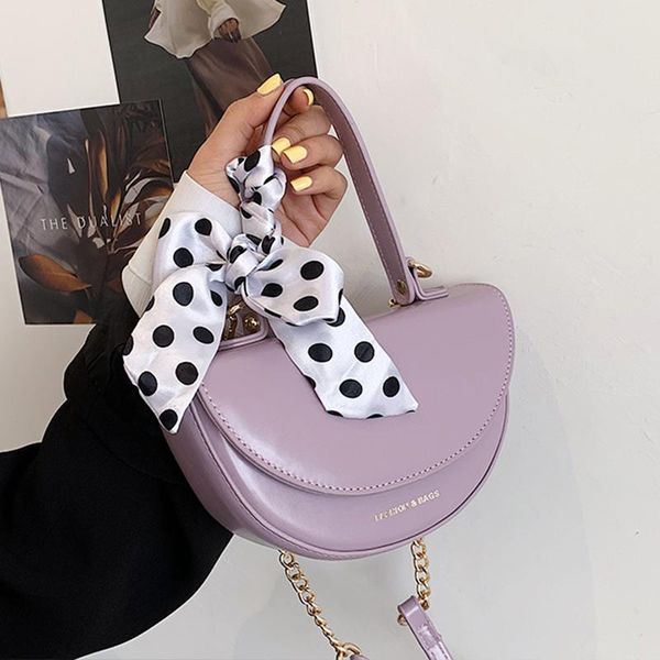 

ribbon tote bag 2021 spring high-quality pu leather bat women's designer handbag shoulder messenger cross body