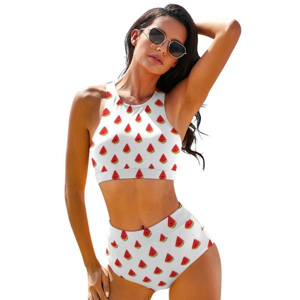 

watermelon bikini swimsuit bondage elegant swimwear beach two piece teenage bathing suit one-piece suits