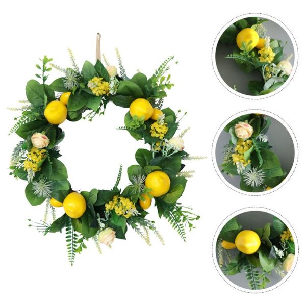 

1pc door hanging pendant holiday decorative lei artificial garland floral for banquet flowers & wreaths