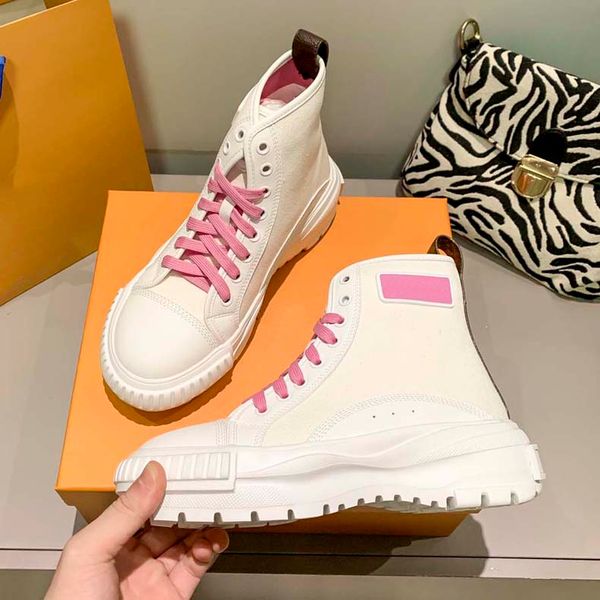

wedge platform casual strap shoe for woman designers shoes women sneakers fashion pairs outdoor oblique technology trainers with box 07, Black