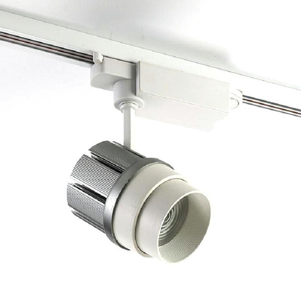 

factory sales zoom 30w rail track light cob led ac110v-240v cold white warm lights