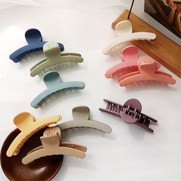 

vintage matte hair accessories girl's candy color ins style hairclaws 2483 clips & barrettes, Golden;silver