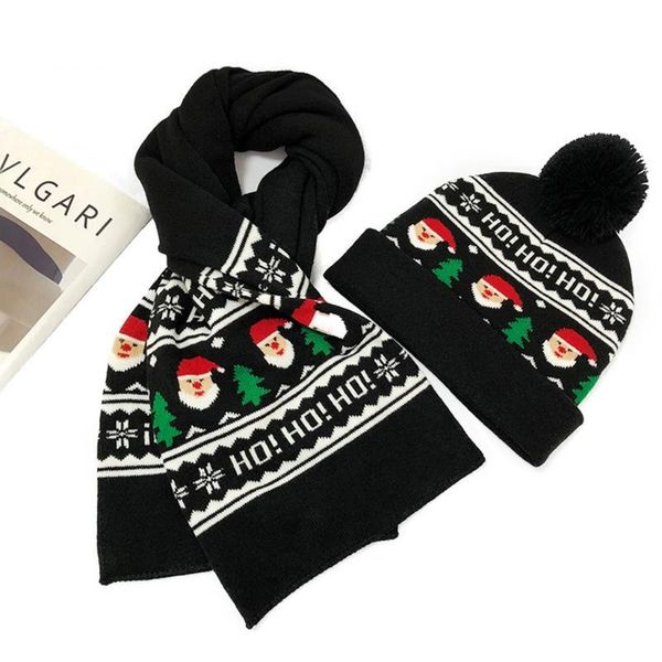 

beanies x5xe christmas hat w/pompom/ scarf/ set acrylic comfort halloween costume xmas party decor for adults kids