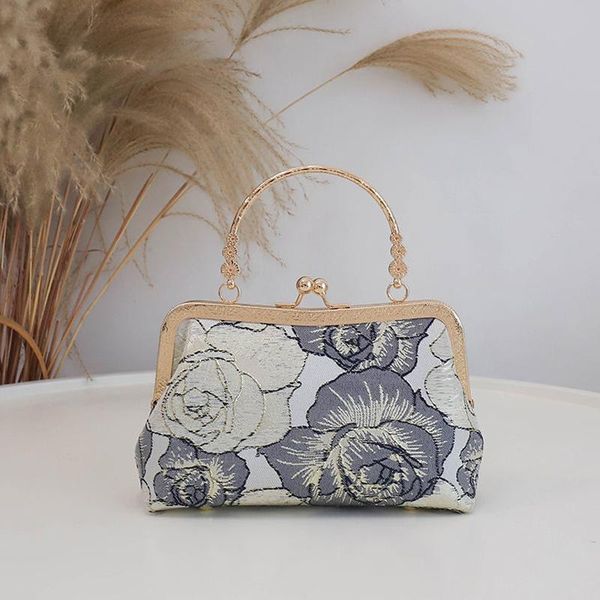 

evening bags rose lock shell chic lady women's handbags purses 2021 vintage designer bag chain women shoulder crossbody