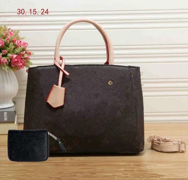 

shoulder bags quality female 2 pcs set multi pochettes designer handbags women chain messenger bag handbag purse tote 53