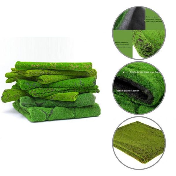 

decorative flowers & wreaths simulation turf vivid artificial eco-friendly charming durable delicately cut moss