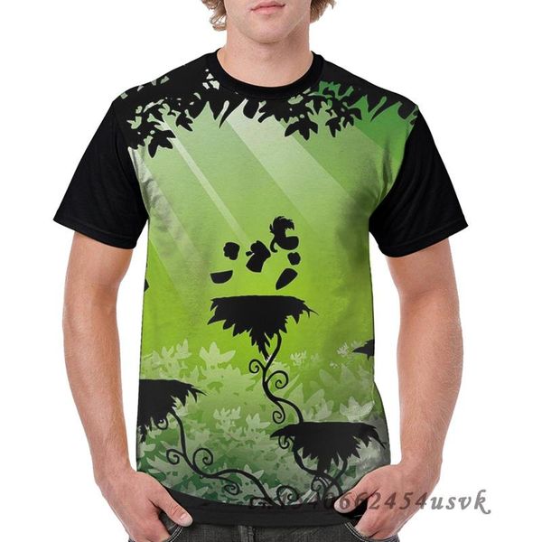 

men's t-shirts funny family matching clothes rayman men tshirt all over print women t-shirt child short sleeve tee, White;black