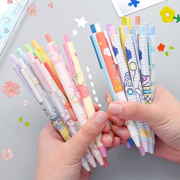 

gel pens w&g kawaii press cute pen set creative japanese korean stationery office accessories school supplies