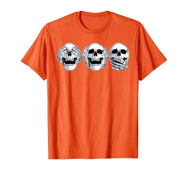 

Speak No Evil, Hear No Evil, See No Evil Skull T-Shirt, Mainly pictures