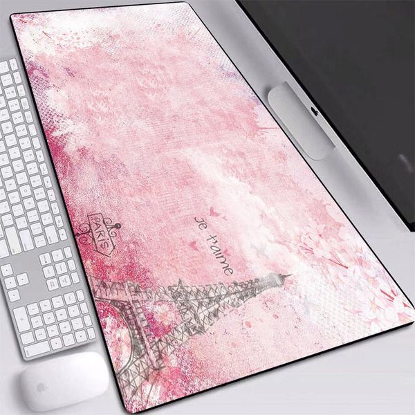 

mouse pads & wrist rests marble pattern full desk mice mats with natural rubber long desklapprecision seam gaming for office