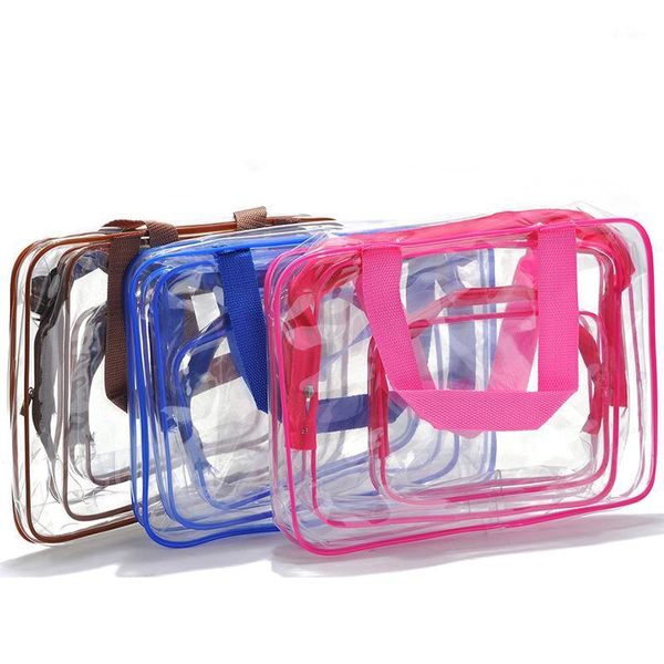 

travel transparent cases clothes toiletries storage bag makeup beautician cosmetic beauty case toiletry wash bags1