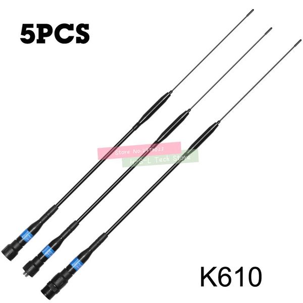 

walkie talkie 5pcs two way radio antenna 144/430mhz vhf/uhf sma-female for handheld baofeng 888s uv-5r uv-82 uv-6