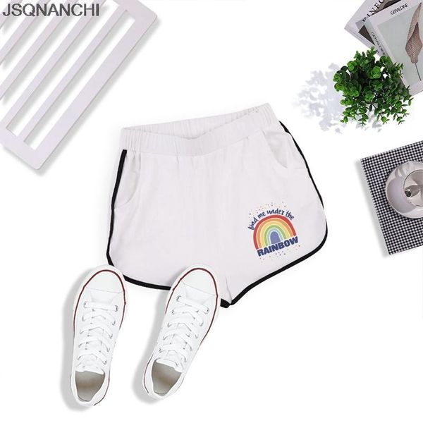 

women's shorts women short pant casual lady all- loose solid soft cotton leisure female workout waistband skinny stretch 2021, White;black