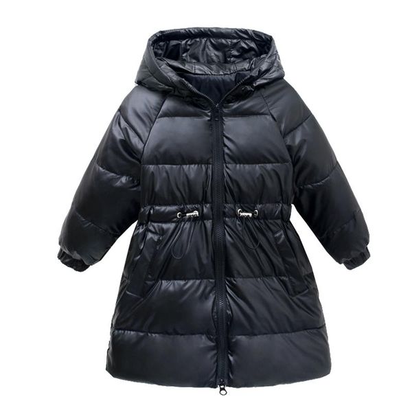 

down coat 2021 winter thick warm children's cotton-padded parka clothes fashion kids jacket for boys girls long outerwear 3-8y, Blue;gray
