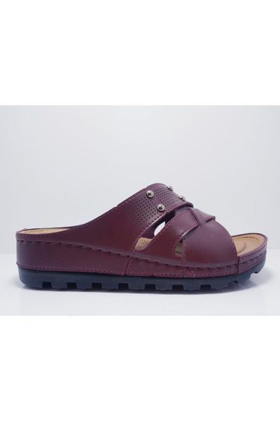 

slippers women burgundy, Black