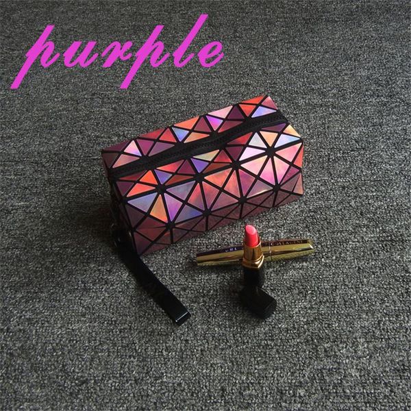 

functional cosmetic bag women fashion pu leather travel make up necessaries organizer zipper makeup case pouch toiletry kit bags & cases